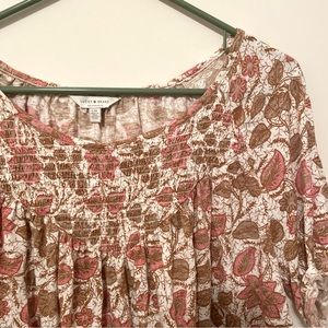 Lucky Brand Floral Tee